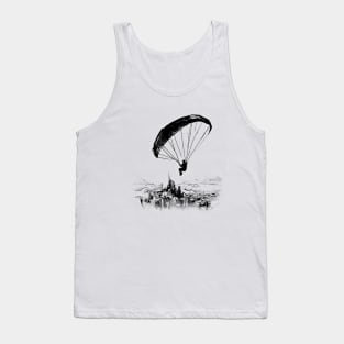 Paraglide above the City Tank Top